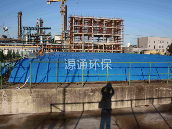 大跨度大面积污水池加盖